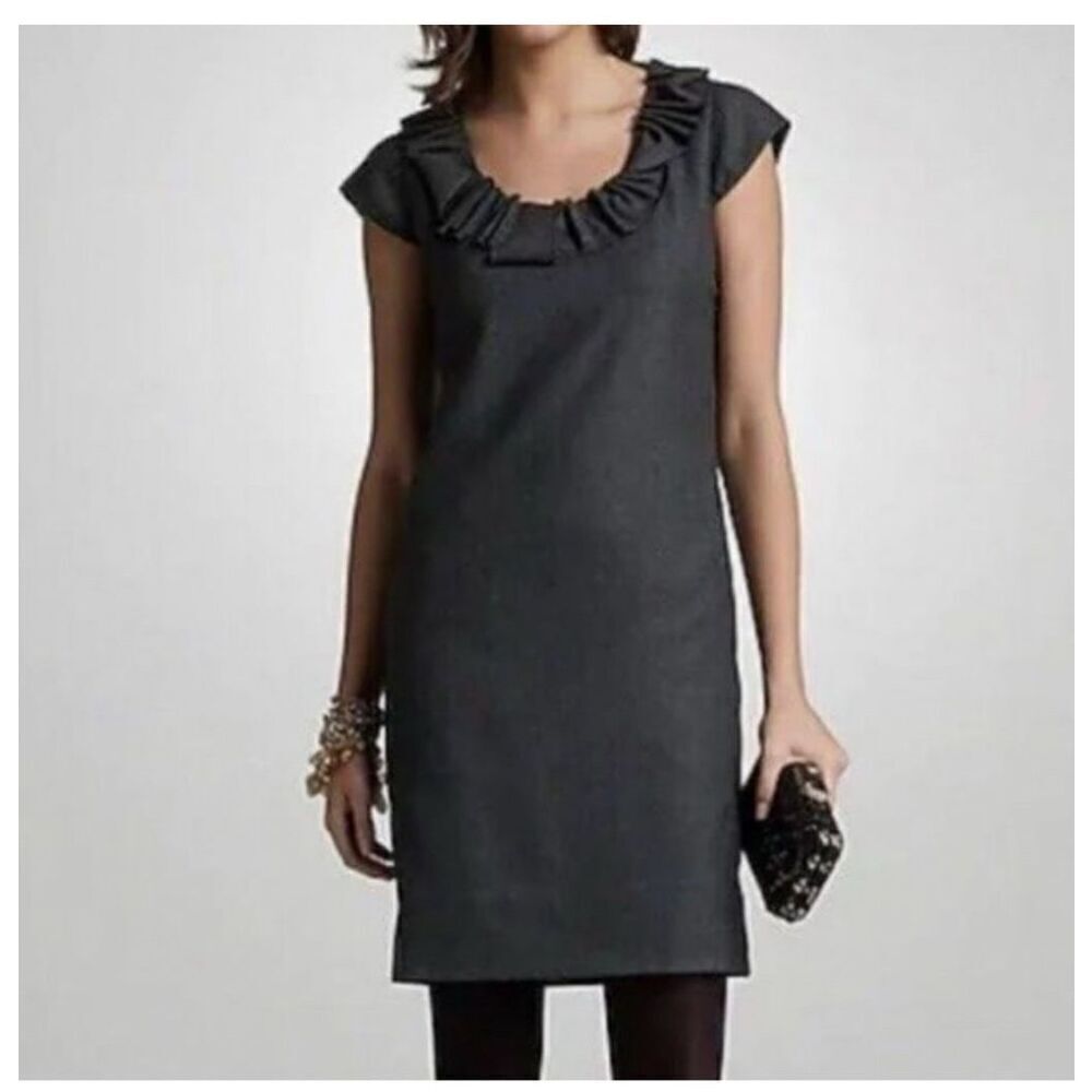 J.Crew Ribbon Ravine Wool Dress wool Size 10